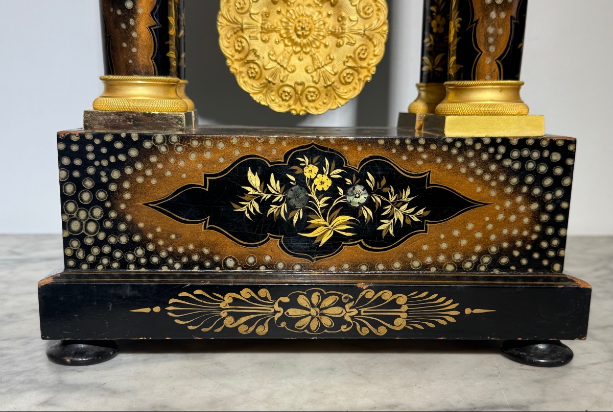 Napoleon III-style Columned Pendulum Clock-photo-3
