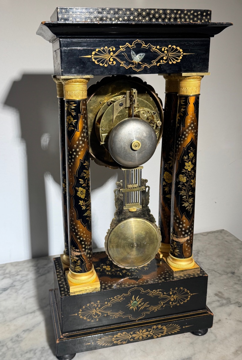 Napoleon III-style Columned Pendulum Clock-photo-7
