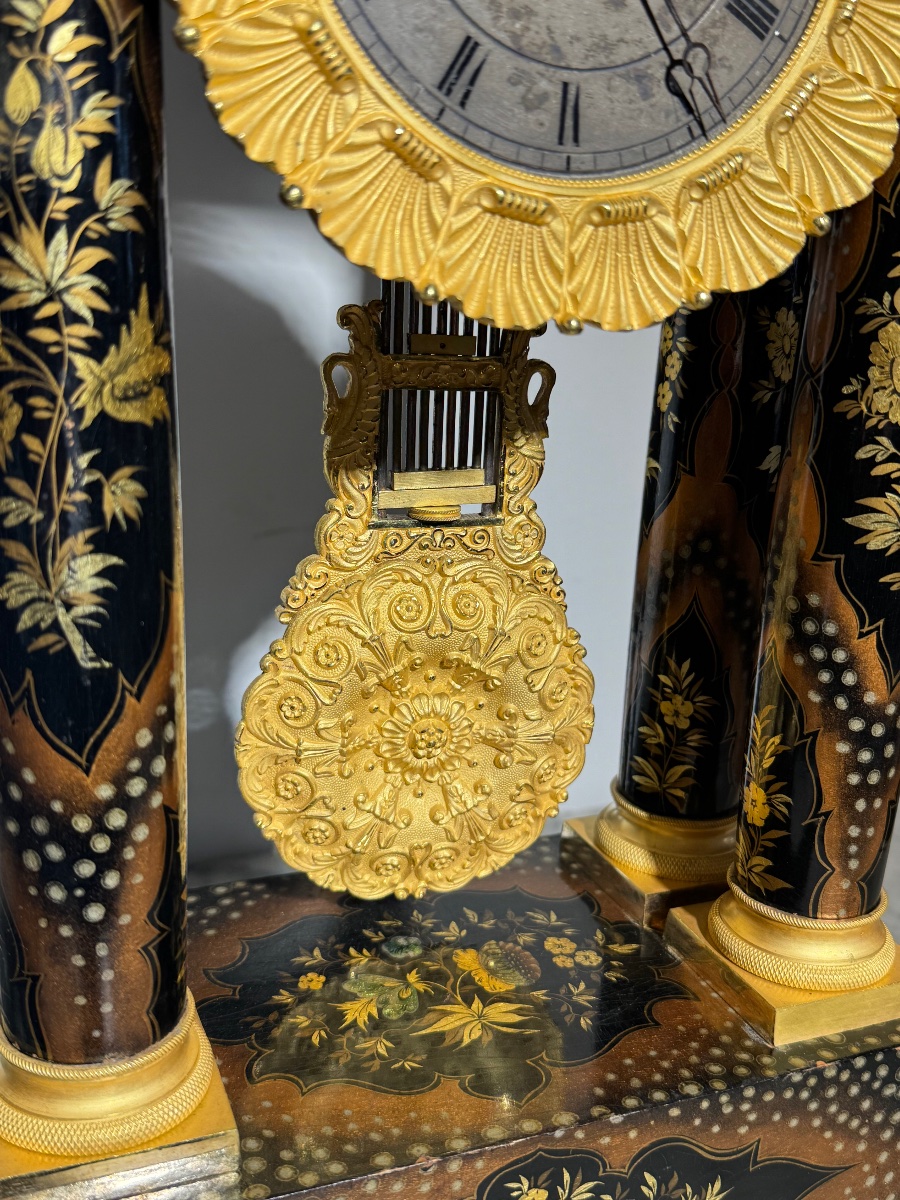 Napoleon III-style Columned Pendulum Clock-photo-8