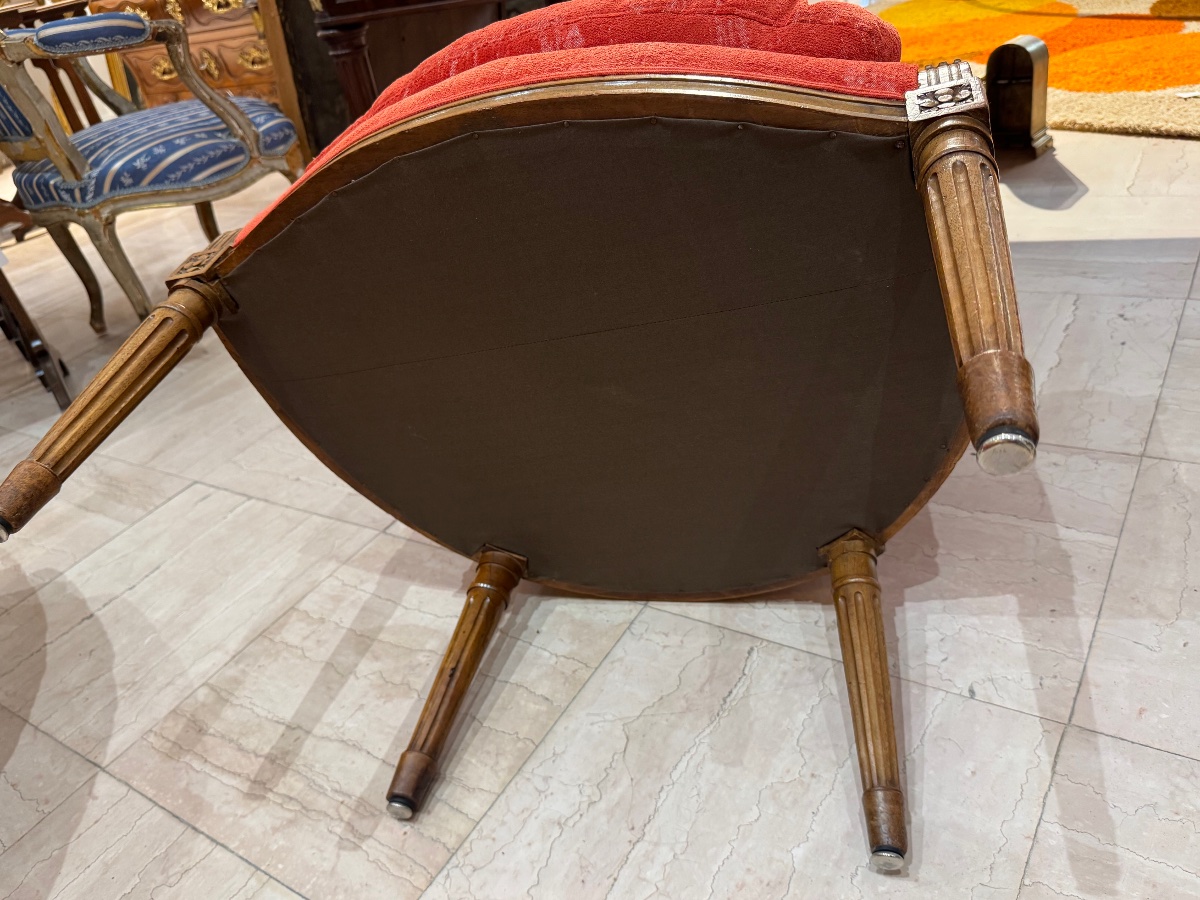 Pair Of Louis XVI-era Wingback Chairs-photo-4