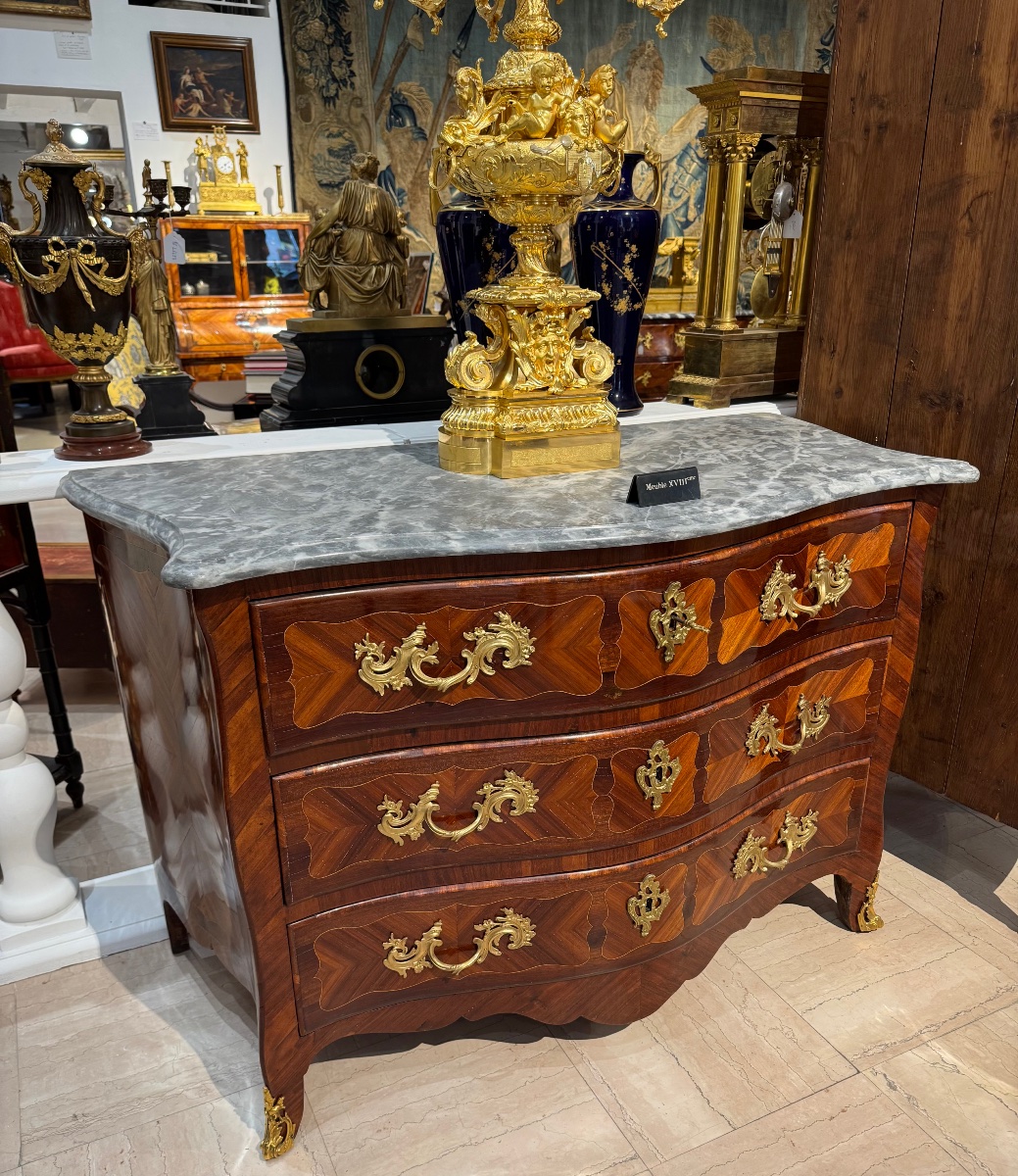 Paire de commodes d'époque Louis XV-photo-3