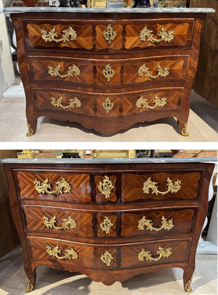 Paire de commodes d'époque Louis XV