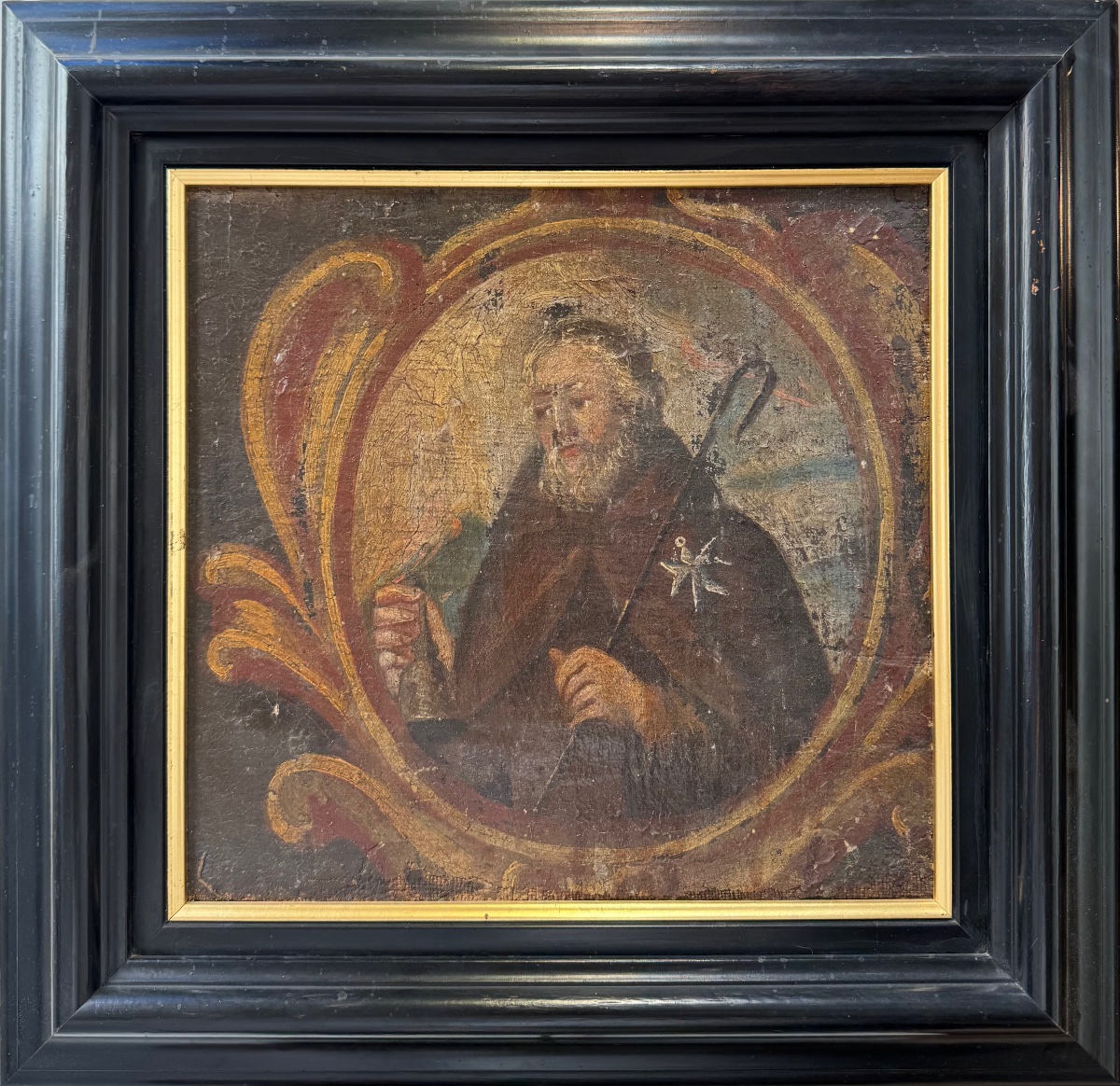 Tableau "Saint Antoine le Grand" - XVIIème siècle