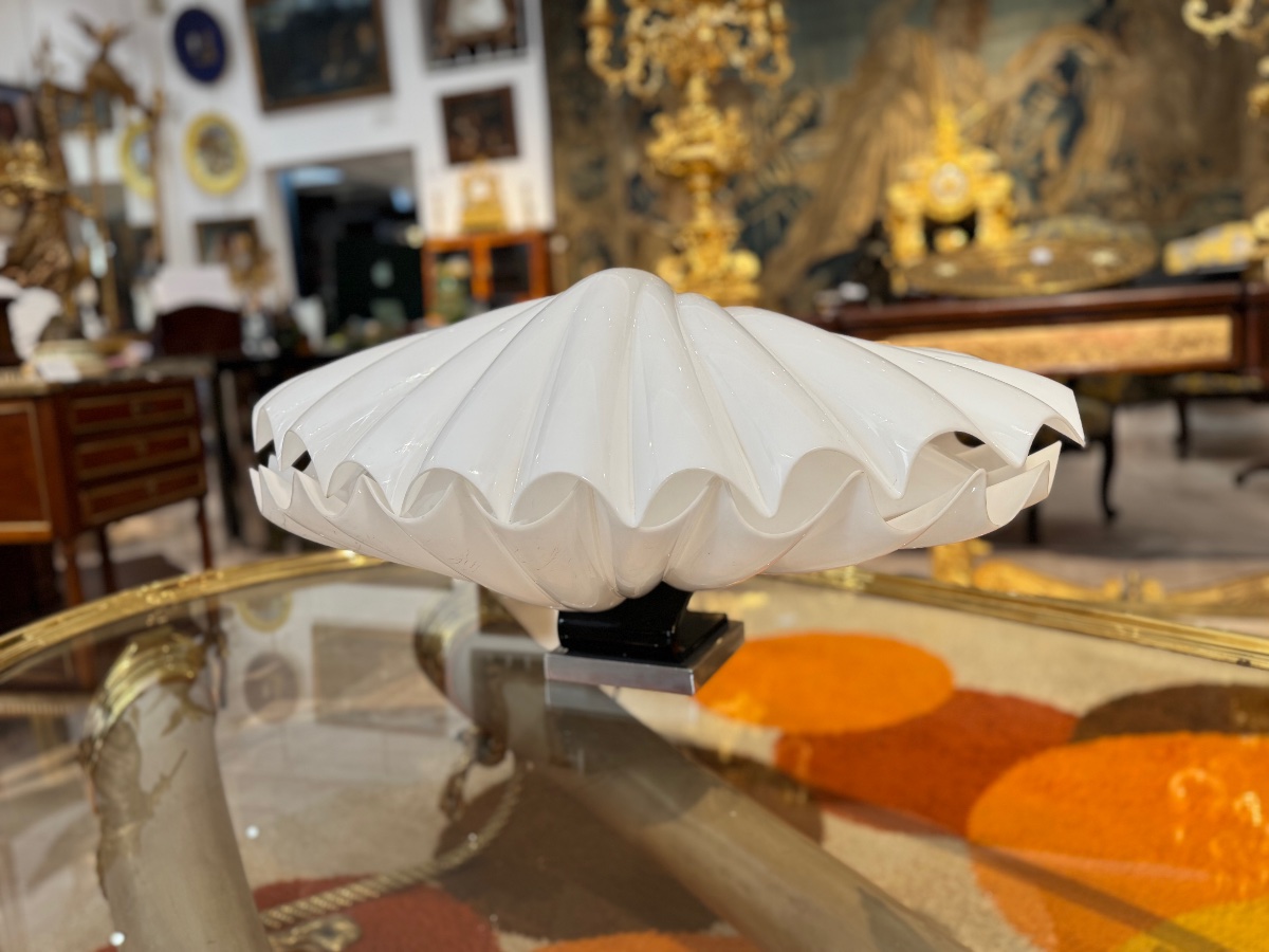 Lampe Coquillage des années 1970 par Liane Rougier pour la Maison Rougier-photo-3
