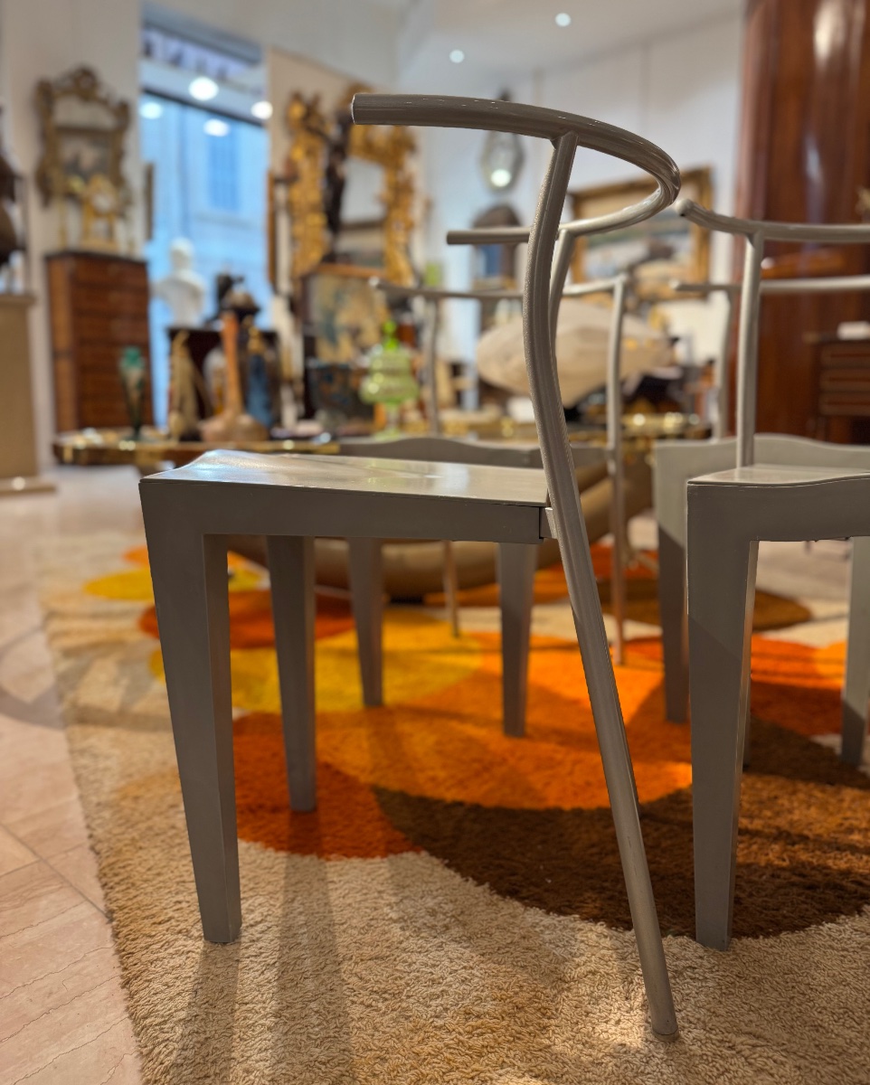 4 chaises "Dr. Glob" - Philippe Stark pour Kartell-photo-4