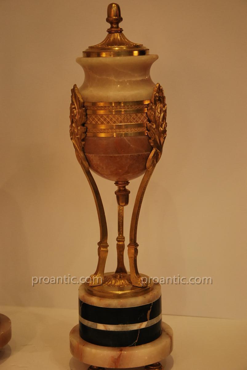 "pair Of Cassolettes End 19th Early 20th" "