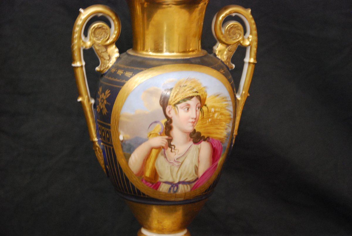 Paire De Vases d'époque Empire-photo-3