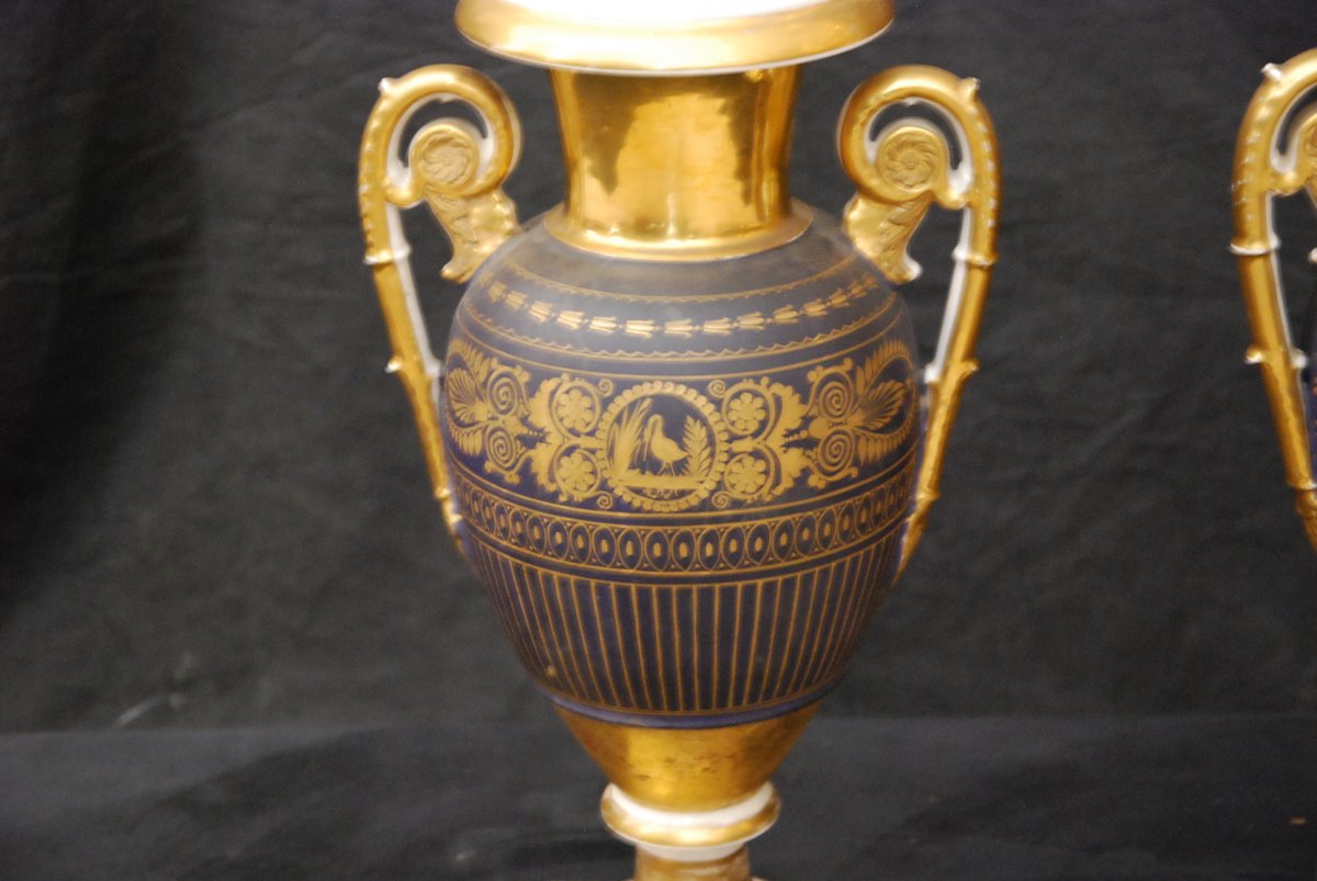 Paire De Vases d'époque Empire-photo-4