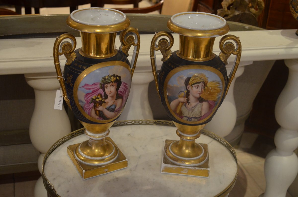 Pair Of Empire Vases-photo-2