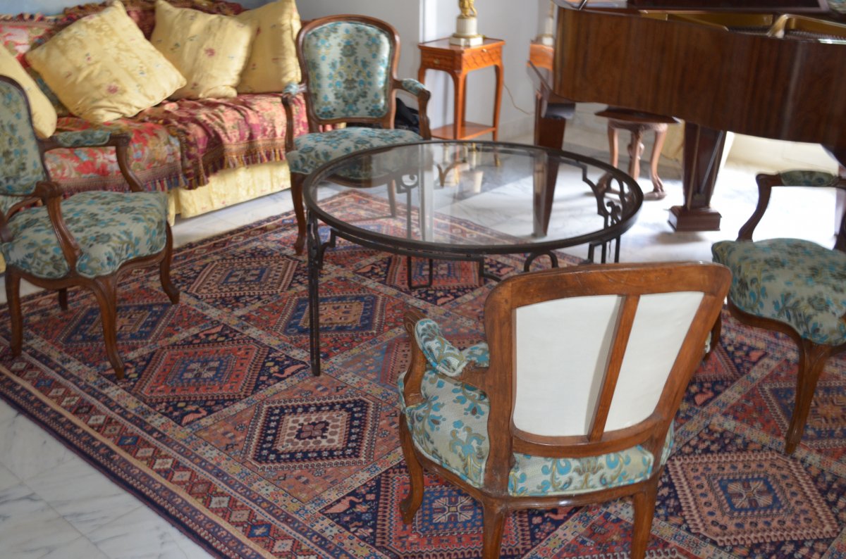 4 Fauteuils d'époque Louis XV-photo-2