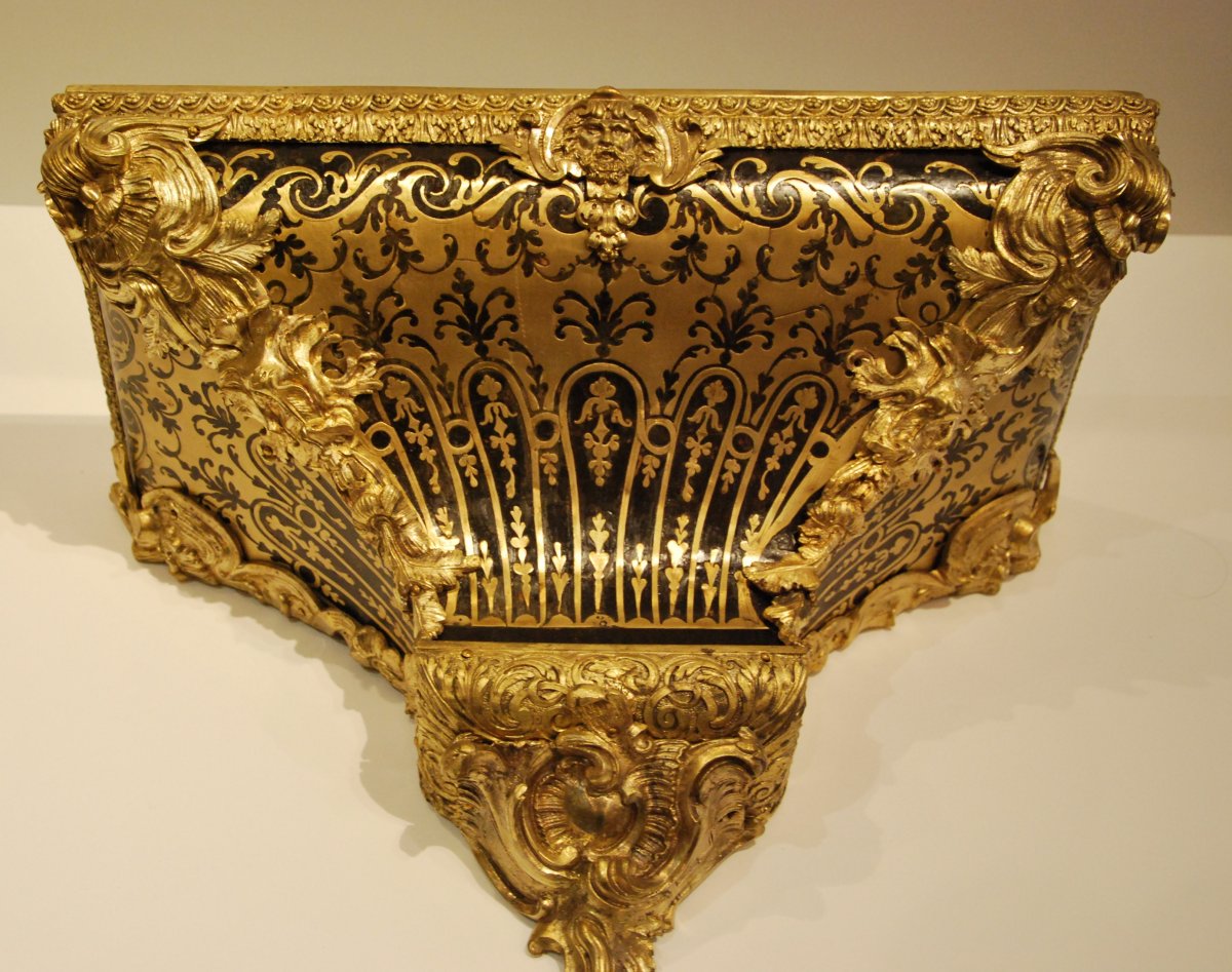 Louis XV Period Cartel Signed Jean Louis Delisle In Paris-photo-3