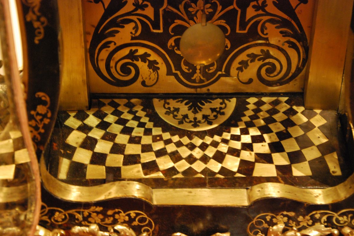Louis XV Period Cartel Signed Jean Louis Delisle In Paris-photo-4