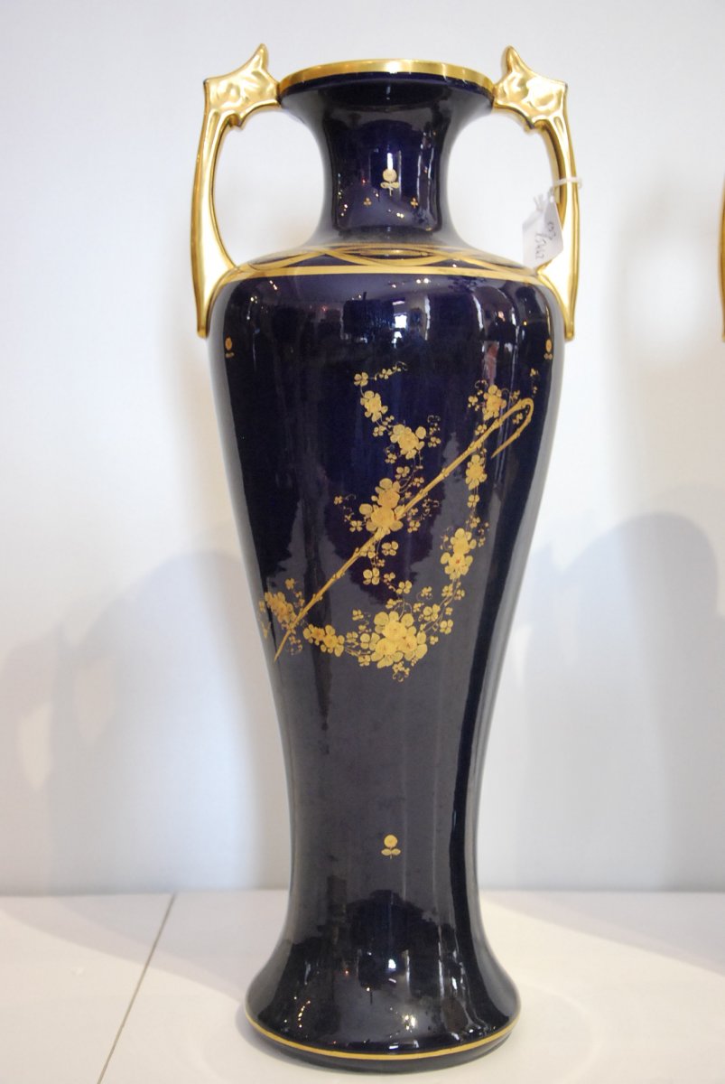 Pair Of Vases In The Taste Of Sèvres-photo-4