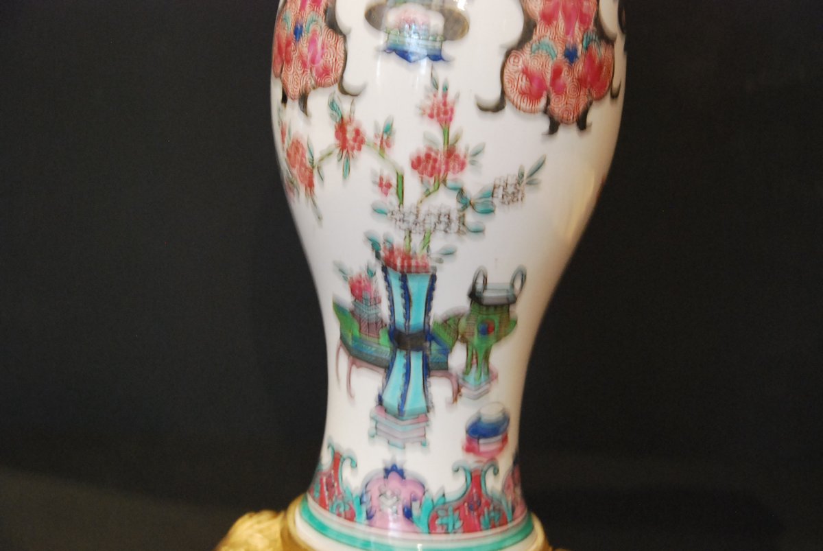 Chinese Porcelain Vase 19th-photo-3