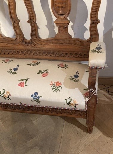 Canapé d'époque Louis XVI-photo-4