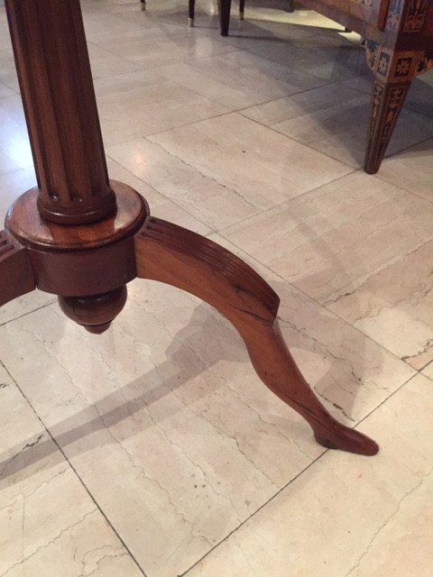 Mahogany Pedestal Table Late 18th --photo-1