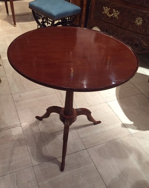 Mahogany Pedestal Table Late 18th -