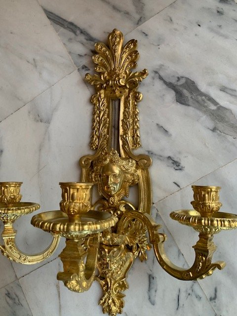 Pair Of Regency Style Wall Lights-photo-4