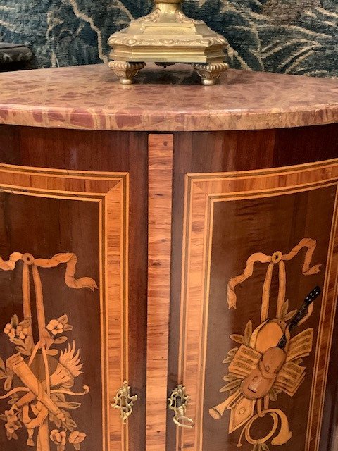 Louis XVI Period Corner Cabinet-photo-3