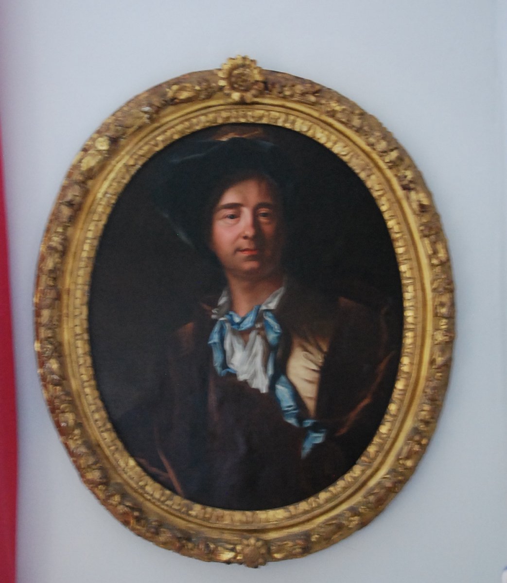 Portrait 18ème Représentant Bernard Le Bouyer De Fontenelle