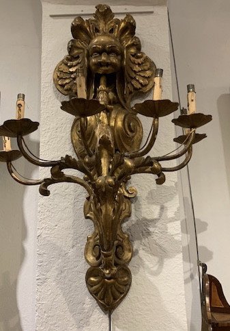 Pair Of Italian Sconces Early 20th