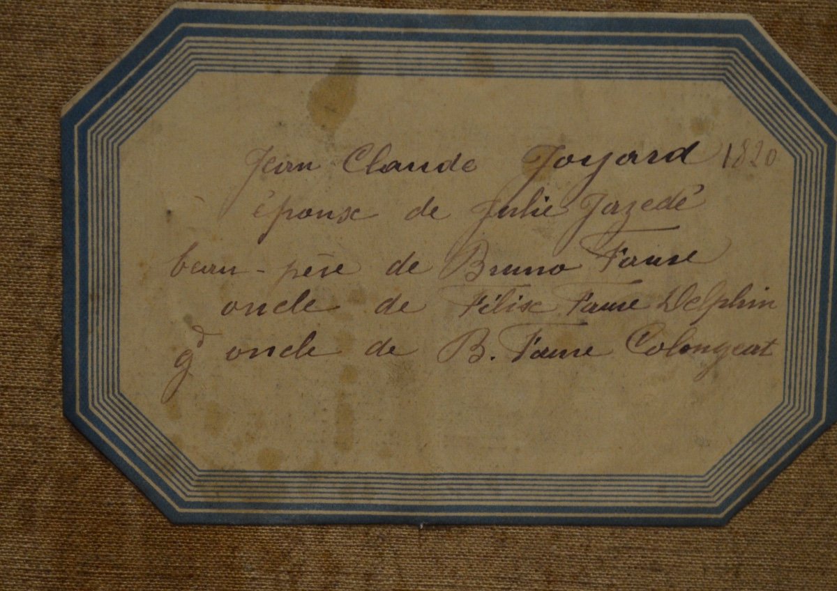 Gentilhomme Dans Son Bureau Daté 1820-photo-2