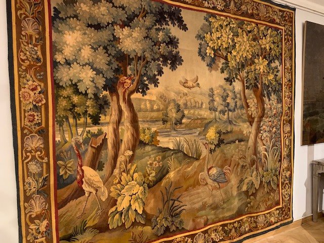Aubusson Tapestry Early 19th-photo-3