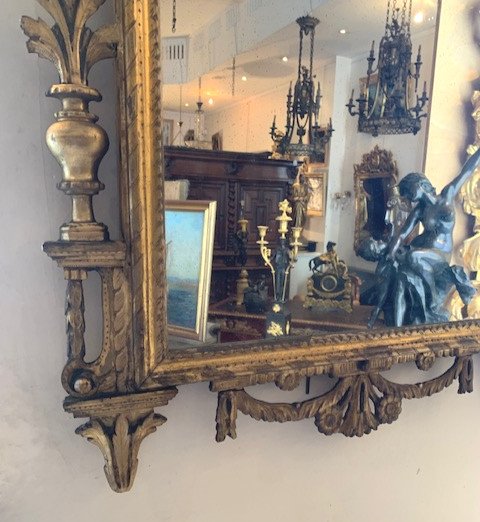 Console And Italian Mirror Louis XVI Period-photo-4