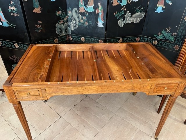 Table à Jeux d'époque Louis XVI-photo-3