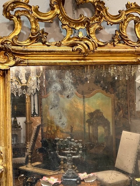18th Century Italian Mirror-photo-3