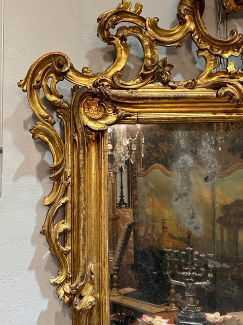 18th Century Italian Mirror-photo-1
