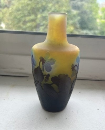 Vase Signed Gallé-photo-2