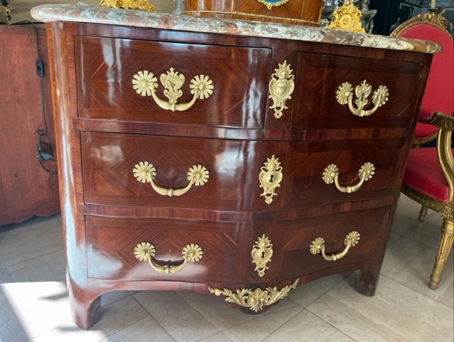 Commode d'époque Régence-photo-3