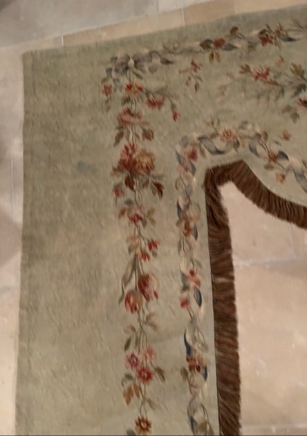 3 cantonnières  d'Aubusson Pour Encadrement De Fenêtre-photo-2