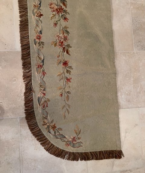 3 cantonnières  d'Aubusson Pour Encadrement De Fenêtre-photo-4
