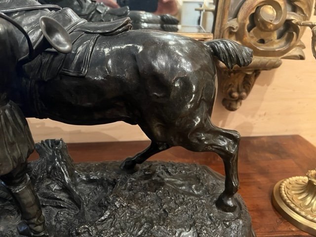 Bronze Signed Pierre Lenordez (1815-1892)-photo-2