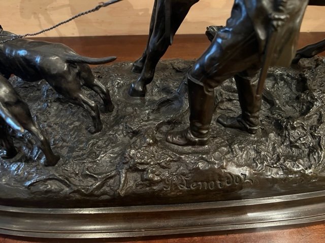 Bronze Signed Pierre Lenordez (1815-1892)-photo-2