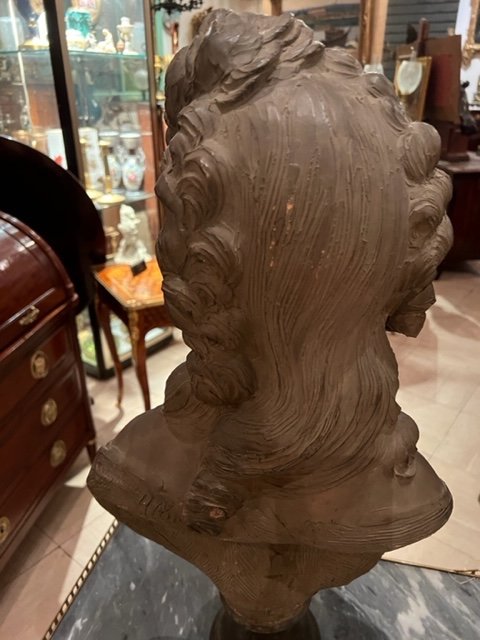 Bust Signed Caffieri Dated 1778-photo-1