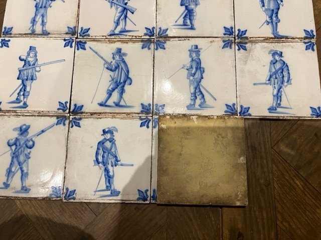 12 Delft Earthenware Tiles-photo-1