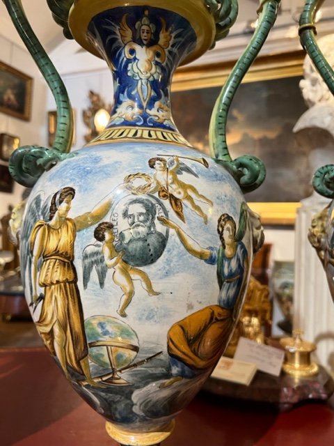 Pair Of Italian Vases Late 19th-photo-5