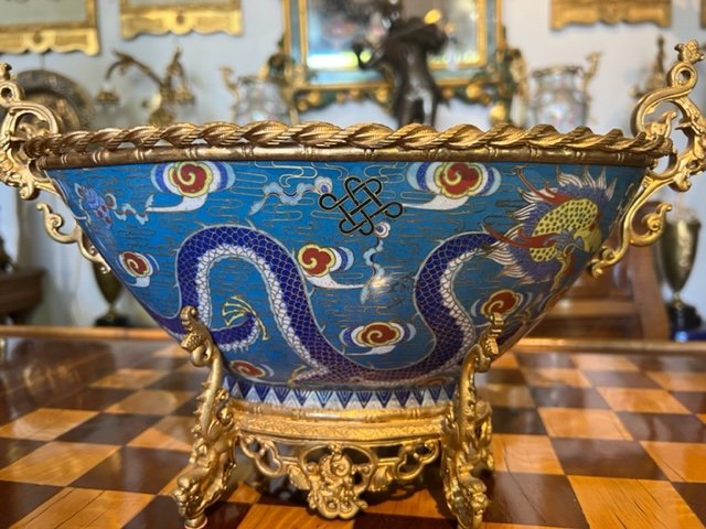 Asian Cloisonne Cup Late 19th-photo-4