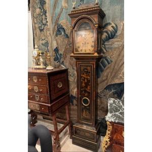 Horloge De Parquet En Laque De Chine 