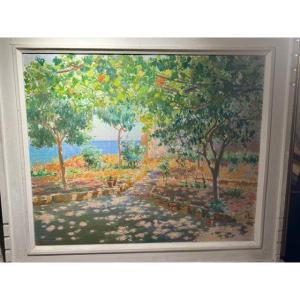 Corsican Painter Signed "madrigali Olinthe