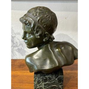 Bust "child Achilles" Constant Roux