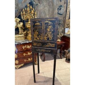 19th Century Chinese Lacquer Cabinet