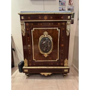 Meuble d'appuie signé Madame Léon Berthaux 