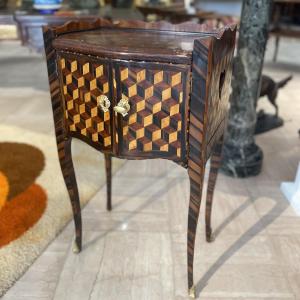 Transitional-period Nightstand - Attributed To Couleru