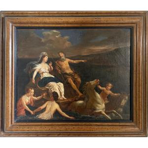 "the Triumph Of Neptune" - 18th-century Painting After Bon Boullogne