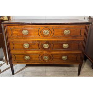 Louis XVI-era Nîmes Desk Chest - Attributed To Pillot