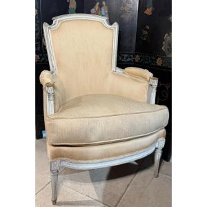 Bergère d'époque Louis XVI - Estampille J. Avisse